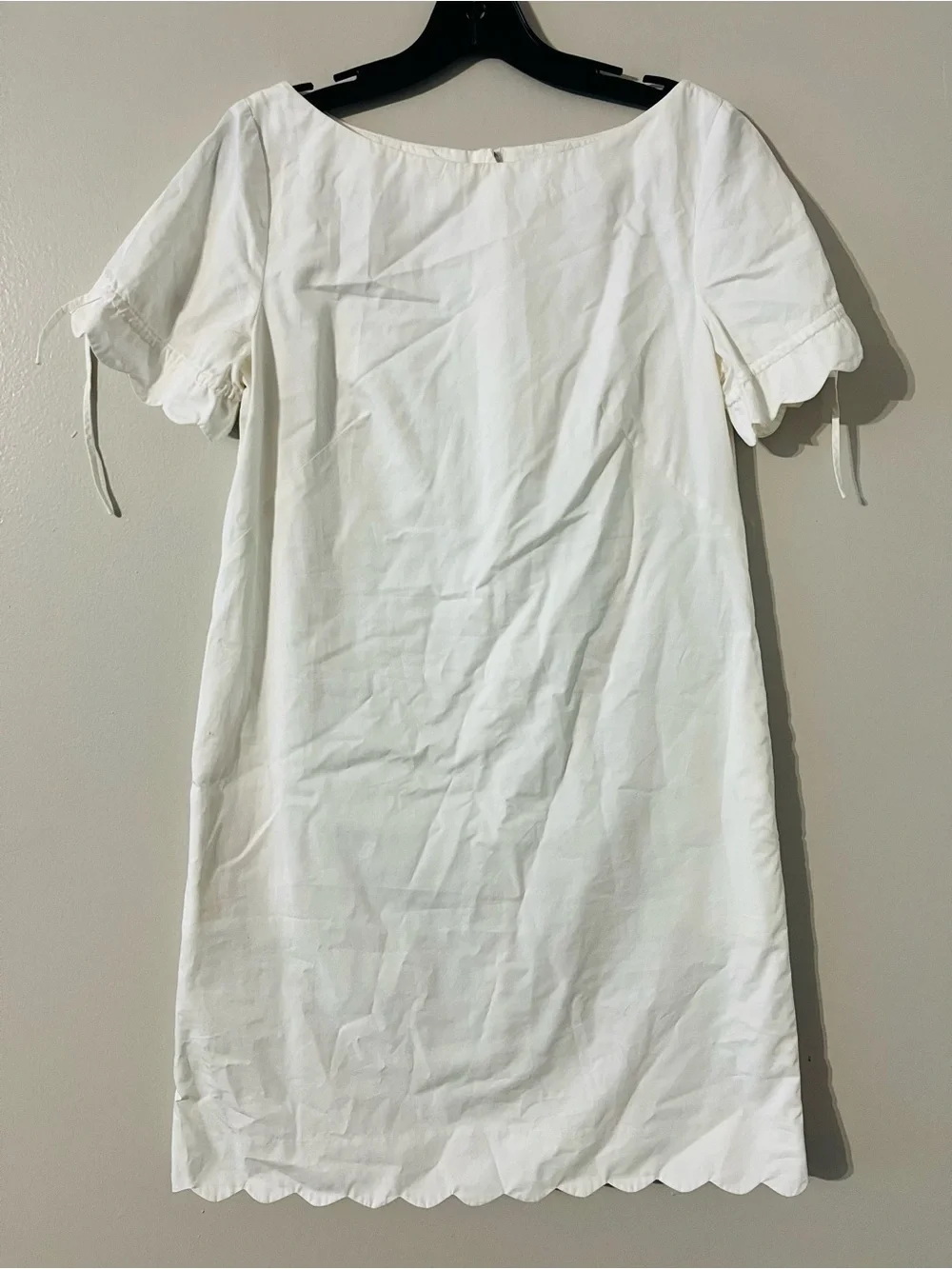 J.Crew 100% Cotton White Dress Tunic Sz 4